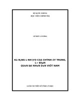 Kỹ Năng Lãnh Đạo Của Chính Uỷ Trung, Lữ Đoàn Quân Đội Nhân Dân Việt Nam