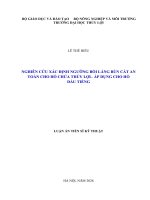 Nghiên Cứu Xác Định Ngưỡng Bồi Lắng Bùn Cát An Toàn Cho Hồ Chứa Thủy Lợi– Áp Dụng Cho Hồ Dầu Tiếng