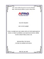 Nâng Cao Hiệu Quả Huy Động Tiền Gửi Tiết Kiệm Khách Hàng Cá Nhân Tại Phòng Giao Dịch Ngân Hàng Chính Sách Xã Hội M’drak, Đăk Lăk