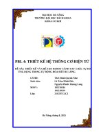 Thiết Kế Hệ Thống Cơ Điện Tử Đề Tài Thiết Kế Và Chế Tạo Robot Cánh Tay 5 Bậc Tự Do Ứng Dụng Trong Tự Động Hóa Siết Bu Lông