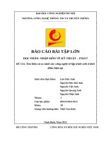 Đề Tài Tìm Hiều Và So Sánh Các Công Nghệ Về Lập Trình Web Ở Thời Điểm Hiện Tại