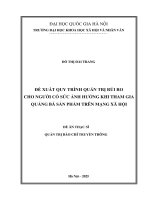 Luận Văn Đề Xuất Quy Trình Quản Trị Rủi Ro Cho Người Có Sức Ảnh Hưởng Khi Tham Gia Quảng Bá Sản Phẩm Trên Mạng Xã Hội.pdf