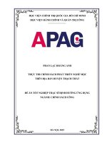 Thực thi chính sách phát triển nghề mộc trên Địa bàn huyện thạch thất