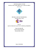 Đề tài quản lý Đăng ký luận văn và thành lập hội Đồng