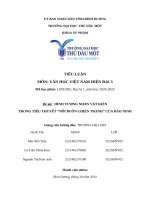 Hình tượng nhân vật kiên trong tiểu thuyết nỗi buồn chiến tranhcủa bảo ninh