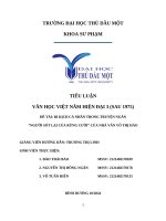 Bi kịch cá nhân trong truyện ngắn người sót lại của rừng cười của nhà văn võ thị hảo