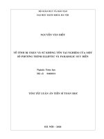 Về tính bị chặn và sự không tồn tại nghiệm của một số phương trình elliptic và parabolic suy biến