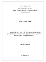 Mối liên hệ giữa hành vi sử dụng mạng xã hội với kết quả học tập của học sinh lớp 8 tại trường trung học cơ sở trưng vương – thành phố Đà nẵng