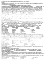 Đề cương giữa kì 2 k10