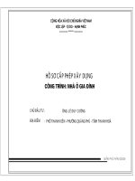 Hồ sơ cấp phép xây dựng nhà Ở 2026