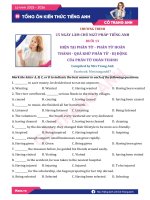 Day 13 (12 12)   hiện tại phân từ   phân từ hoàn thành   quá khứ phân từ   bị Động của phân từ hoàn thành