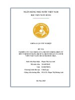 Khóa luận tốt nghiệp Quản trị kinh doanh: Nghiên cứu tác động của truyền miệng điện tử đến ý định sử dụng dịch vụ dịch thuật của sinh viên Việt Nam chuẩn bị đi du học