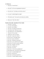 Câu trực tiếp gián tiếp