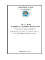 Đề tài nghiên cứu khoa học: Cơ hội và thách thức áp dụng trí tuệ nhân tạo AI trong hoạt động kế toán tại các doanh nghiệp trên địa bàn Hải Phòng