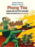 Phong toả dạng Đề thi tốt nghiệp Đánh giá năng lực môn lịch sử trạm 2 live t nguyễn hương sen