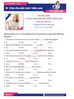 Buổi 25+ (bổ trợ)   22 1   (giới từ)