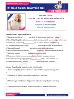 Day 18 (25 12)   câu bị Động