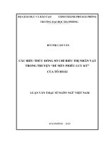 Luận văn thạc sĩ Ngôn ngữ học: Các biểu thức đồng sở chỉ biểu thị nhân vật trong truyện "Dế mèn Phiêu lưu ký" của Tô Hoài