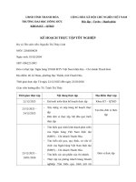 Kế hoạch thực tập tốt nghiệp