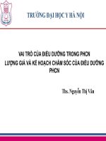 Bài giảng cho cn Điều dưỡngcq