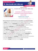 Day 12 (10 12)   danh Động từ và hiện tại phân từ danh Động từ hoàn thành và phân từ  hoàn thành