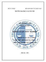 Khóa luận tốt nghiệp Luật học: Pháp luật về cưỡng chế thu hồi đất và thực tiễn thi hành tại tỉnh Gia Lai