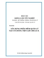 Khóa luận tốt nghiệp xây dựng phần mềm quản lý bán lẻ circle k bằng c# winform và sql server Đầy Đủ phân tích thiết kế hệ thống dfd erd