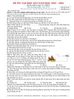 10T4  vật lý hot cuối hki Đề 02