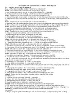 Đề cương Ôn tập cuối kỳ 2 môn Địa lớp 12