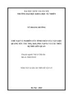 01050005769 tom tat chế tạo và nghiên cứu tính chất của vật liệu quang xúc tác tio2, sno2 pha tạp fe và cấu trúc dị thể liên quan