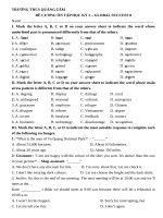 De cuong on tap hk 2  môn anh 8   hs