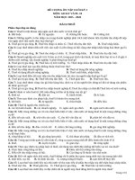 Đề cương ôn tập cuối kỳ 1 ktpl 10  chinh  thuc