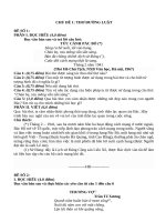 Hs   Đề Ôn tập cuối kì 1  lớp 8