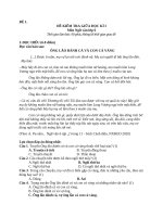 Đề cương ngữ văn 6 cuối kì i