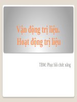 Vận Động trị liệu  hdtl   copy