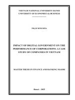 00051001042 impact of digital government on the performance of corporations a case study of companies in vietnam