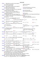 Đề cương mệnh Đề   tập hợp