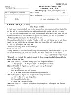 Bộ số 2 Đề kiểm tra cuối học kì 1 lớp 2 môn tiếng việt năm 2025 2026 theo chuẩn cấu trúc Đề thi Đã mở khóa