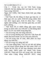 Đáp Án tự luận cuối kì 11