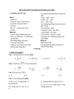 Đề cương Ôn tập học kì 1 lớp 7