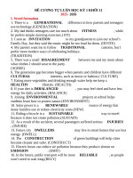 Đề cương tự luận lop 11 học kỳ 1 2025   2026 gv