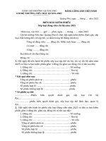 Biên bản kiểm phiếu xếp loại Đảng viên