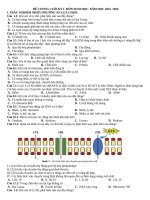 Đề cương cuối kỳ i   sinh 10