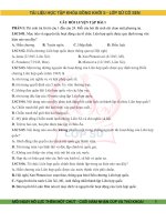 Câu hỏi luyện tập bài 1