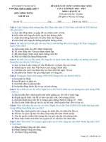 Đề sử 12 lần 1   mã 121