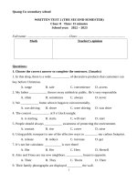 Kiem tra 15 phut   anh 8 ki 2