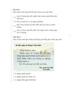 Mã 2 lớp 2 cấp truong Đề thật 1