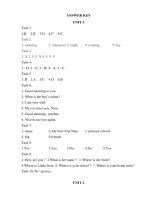 Đáp Án Ôn tập chuyên sâu tiếng anh lớp 4  hk1   2025