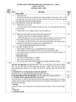 Hướng dẫn chấm Đề cuối kỳ i lớp 11