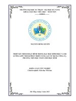 Thiết kế video hoạt hình trong dạy học hình học và Đo lường lớp 3 nhằm phát triển năng lực sử dụng công cụ, phương tiện học toán cho học sinh